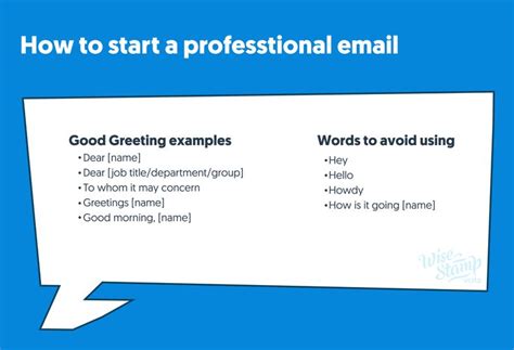 How to Start an Email Professionally with Greetings (Examples .